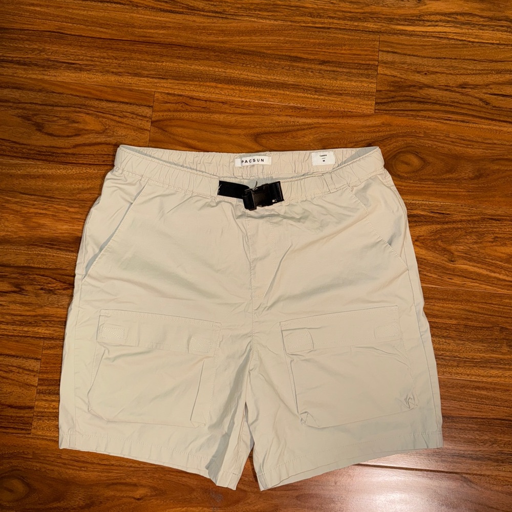 PacSun Light Gray Cargo Shorts for Men